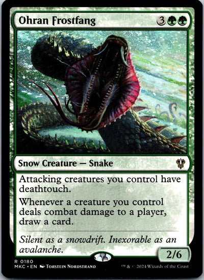 Ohran Frostfang 180 Commander: Murders at Karlov Manor Magic: The Gathering NM