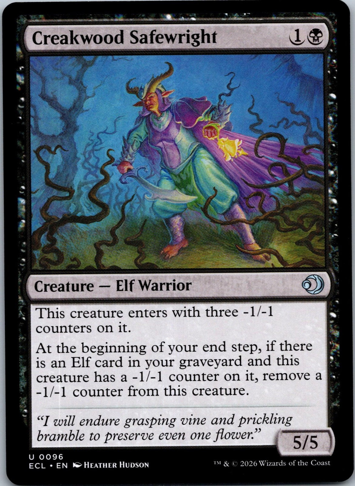 Creakwood Safewright 96 Uncommon Lorwyn Eclipsed Magic: The Gathering Near Mint