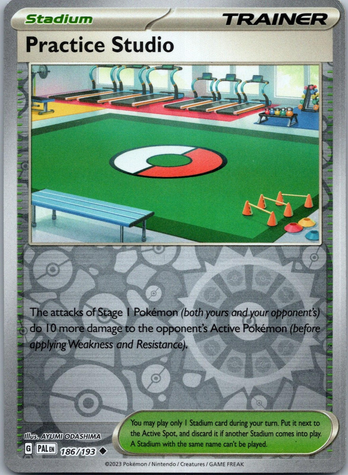 Practice Studio 186/193 Uncommon Paldea Evolved Pokemon Near Mint