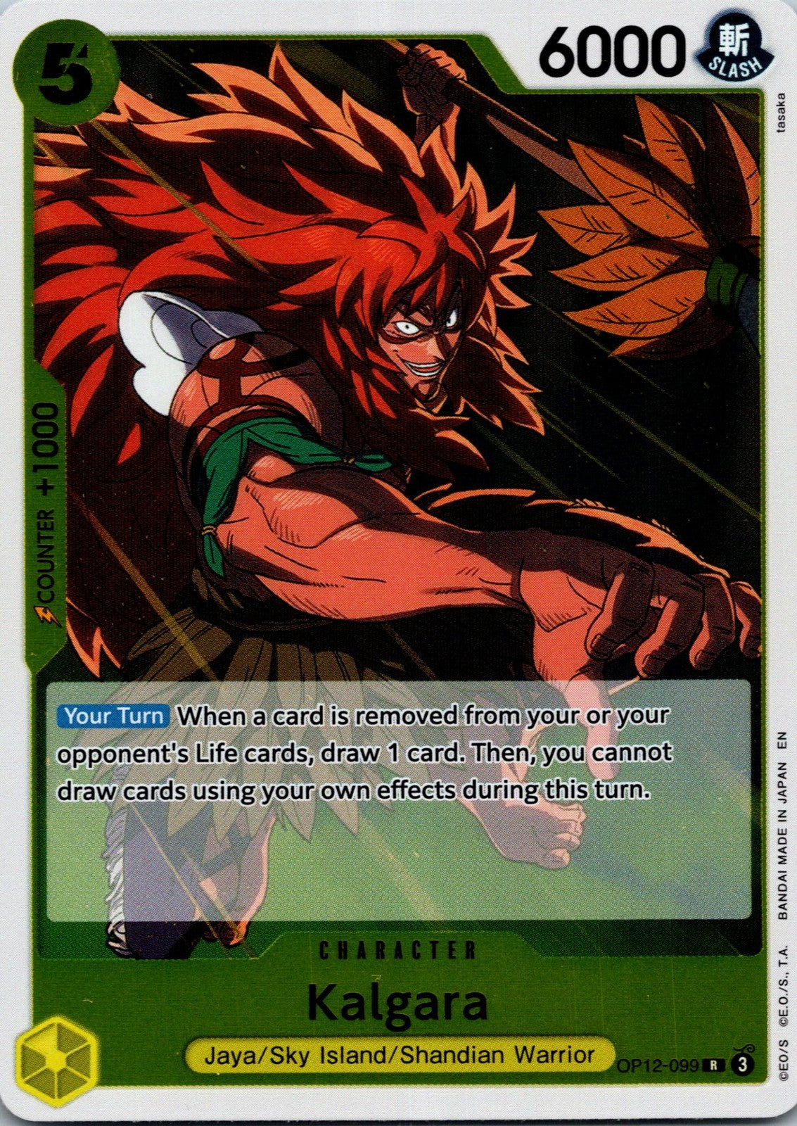 Kalgara OP12-099 Rare Legacy of the Master One Piece Near Mint