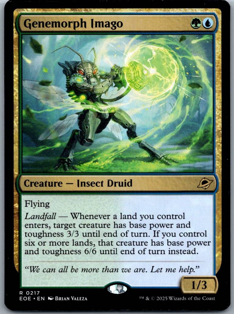 Genemorph Imago 217 Rare Edge of Eternities Magic: The Gathering Near Mint