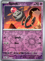 Spoink 090/197 Common Obsidian Flames Pokemon Near Mint
