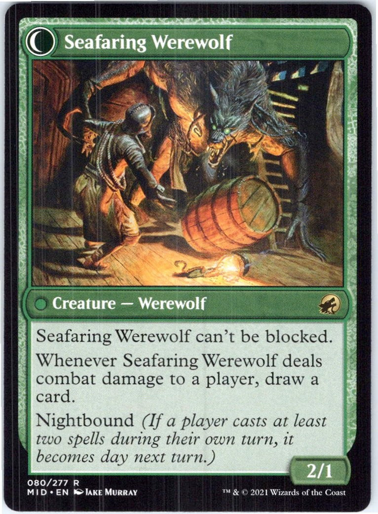 Suspicious Stowaway 80 Rare Innistrad: Midnight Hunt Magic: The Gathering NM