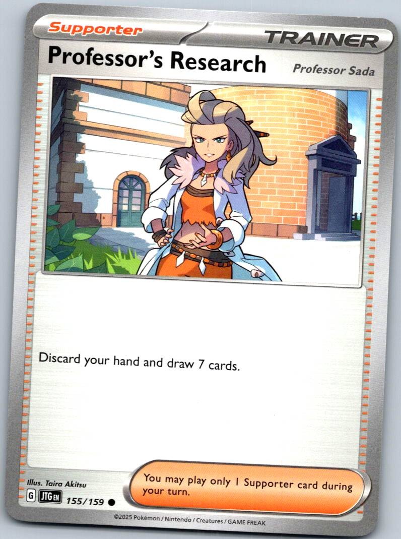 Professor's Research 155/159 Common Journey Together Pokemon Near Mint