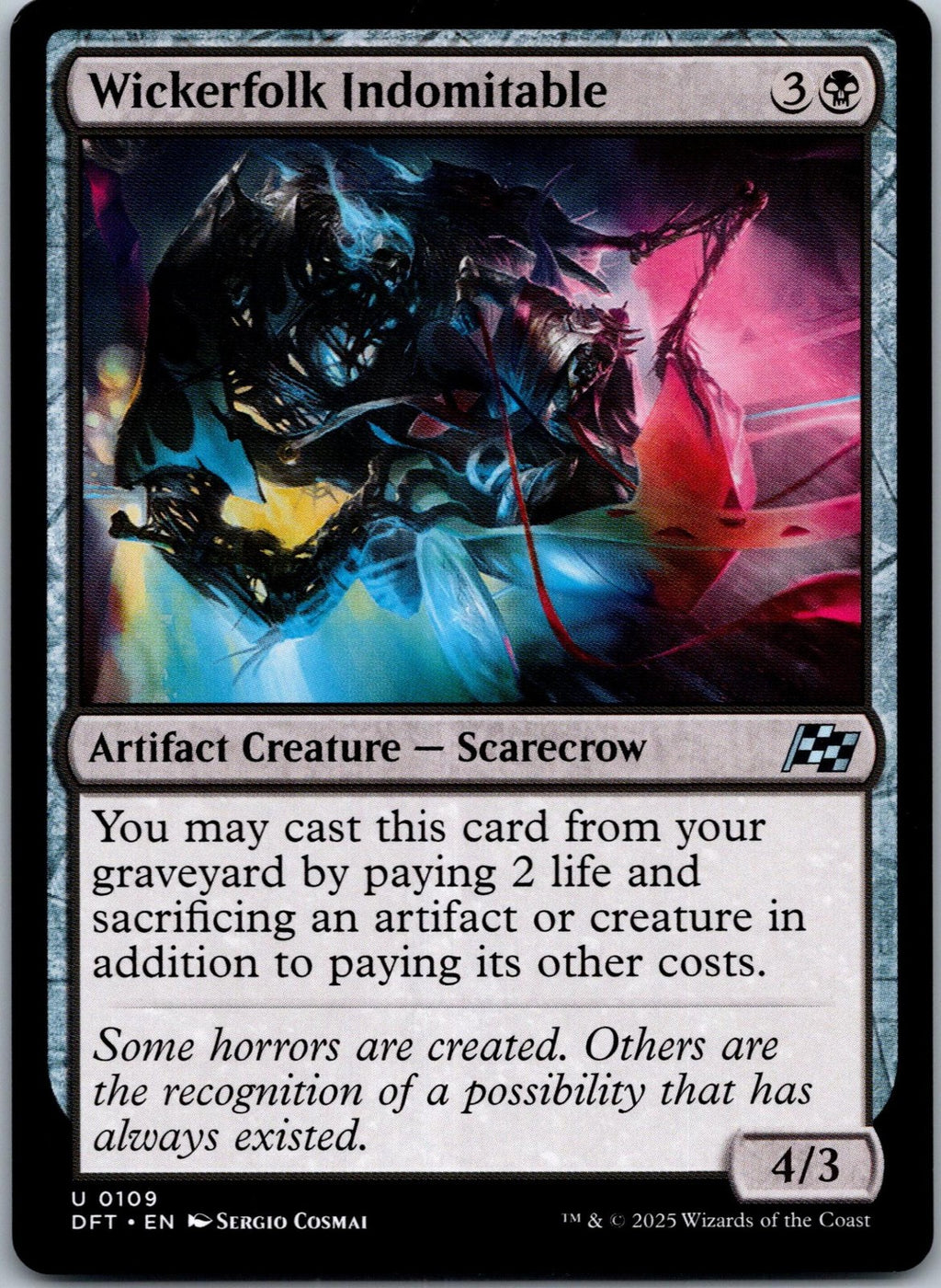 Wickerfolk Indomitable 109 Uncommon Aetherdrift Magic: The Gathering NM | HOKO