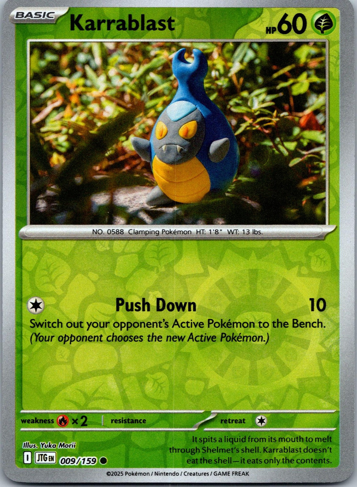 Karrablast 009/159 Common Journey Together Pokemon Near Mint