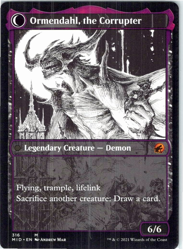 Jerren, Corrupted Bishop Innistrad: Midnight Hunt Magic: The Gathering NM