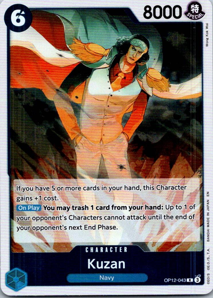 Kuzan (043) OP12-043 Rare Legacy of the Master One Piece Near Mint