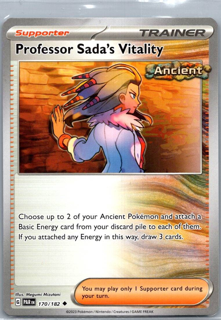 Professor Sada's Vitality 170/182 Uncommon Paradox Rift Pokemon Near Mint
