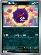 Koffing 109/165 Common 151 Pokemon Near Mint