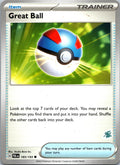 Great Ball 183/193 Common Paldea Evolved Pokemon Near Mint