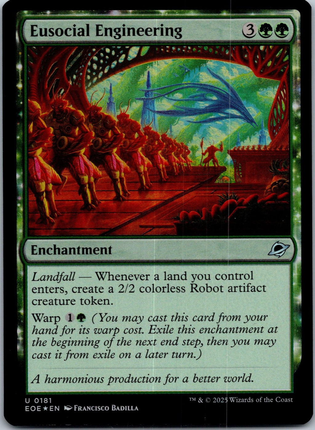 Eusocial Engineering 181 Uncommon Edge of Eternities Magic: The Gathering NM
