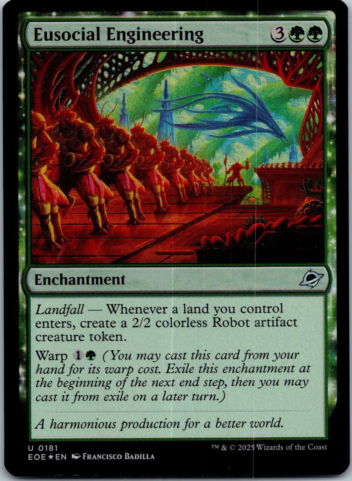Eusocial Engineering 181 Uncommon Edge of Eternities Magic: The Gathering NM