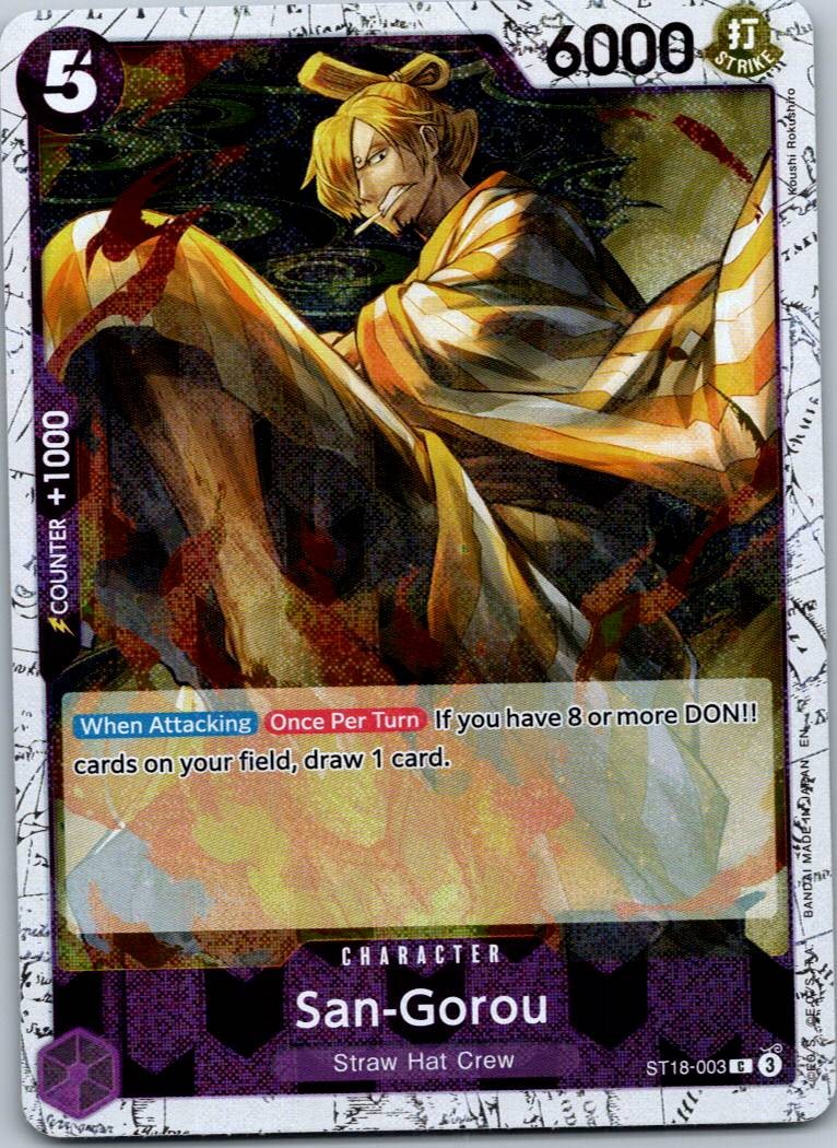 San-Gorou (Pirate Foil) ST18-003 Premium Booster -The Best- Vol. 2 One Piece NM