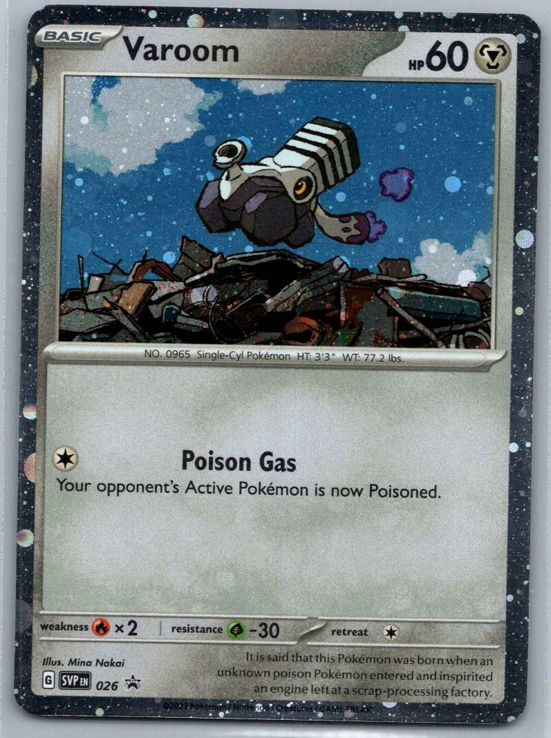 Varoom 026 Promo Scarlet & Violet Pokemon Near Mint