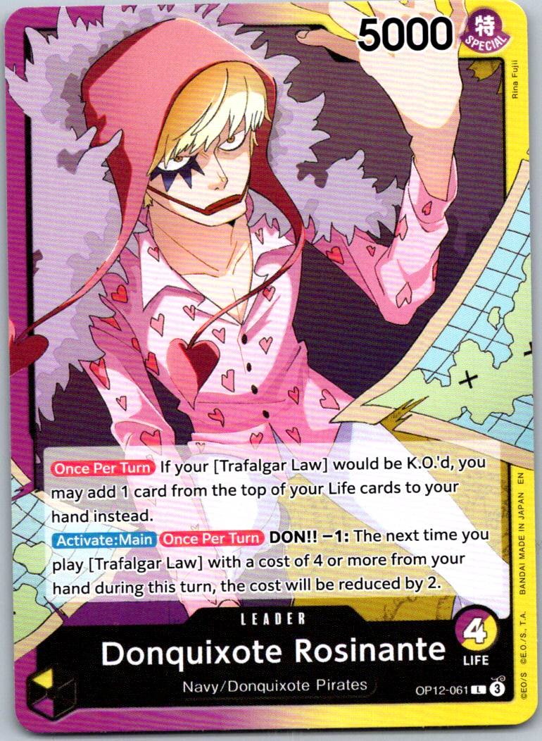 Donquixote Rosinante (061) OP12-061 Leader Legacy of the Master One Piece NM