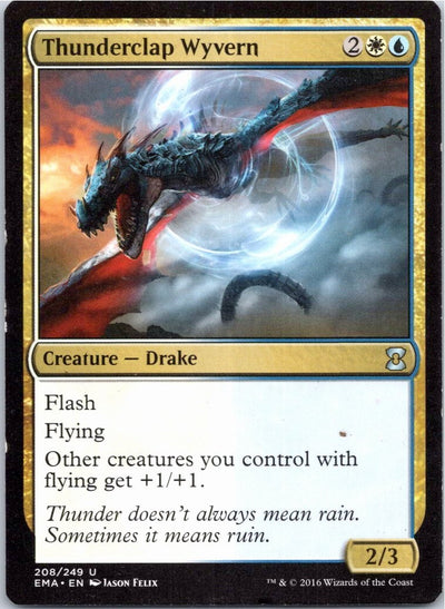 Thunderclap Wyvern 208 Uncommon Eternal Masters Magic: The Gathering NM | HOKO