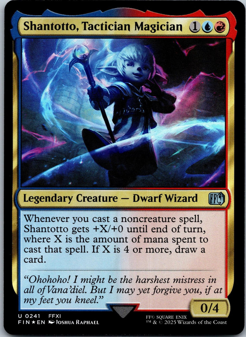Shantotto, Tactician Magician 241 Uncommon Final Fantasy Magic: The Gathering NM