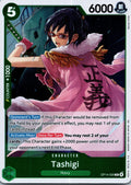 Tashigi OP14-029 Rare The Azure Sea's Seven One Piece Foil Near Mint
