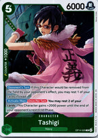 Tashigi OP14-029 Rare The Azure Sea's Seven One Piece Foil Near Mint