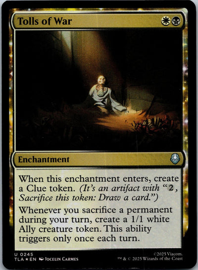 Tolls of War 245 Uncommon Avatar: The Last Airbender Magic: The Gathering NM