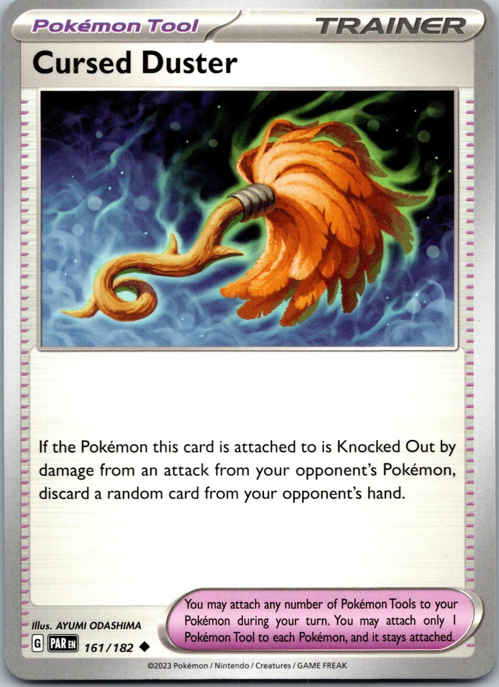 Cursed Duster 161/182 Uncommon Paradox Rift Pokemon Near Mint