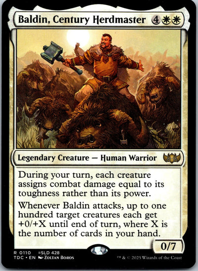Baldin, Century Herdmaster Commander Magic: The Gathering NM