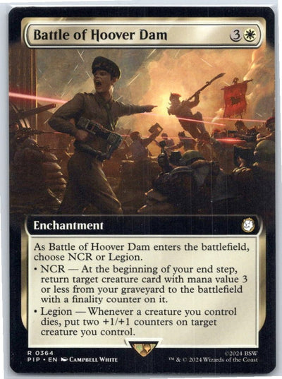 Battle of Hoover Dam Universes Beyond: Fallout Magic: The Gathering NM