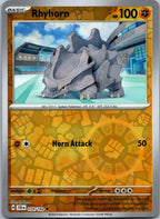 Rhyhorn 74/142 Common Stellar Crown Pokemon Near Mint