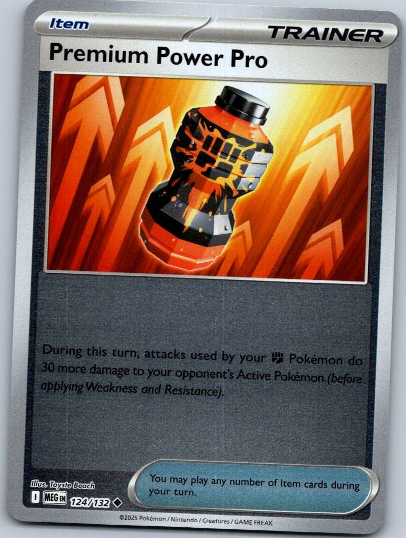 Premium Power Pro 124/132 Reverse Mega Evolution Pokemon Near Mint
