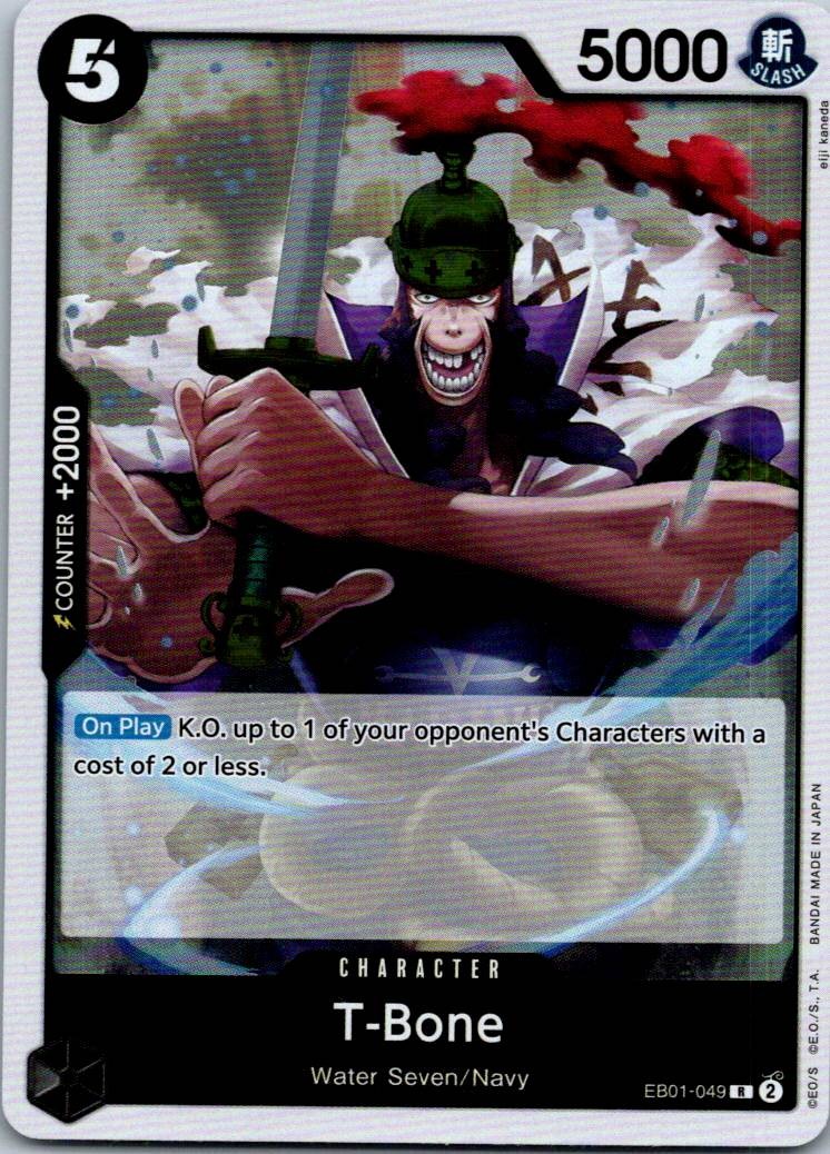 T-Bone EB01-049 Rare Extra Booster: Memorial Collection One Piece Near Mint