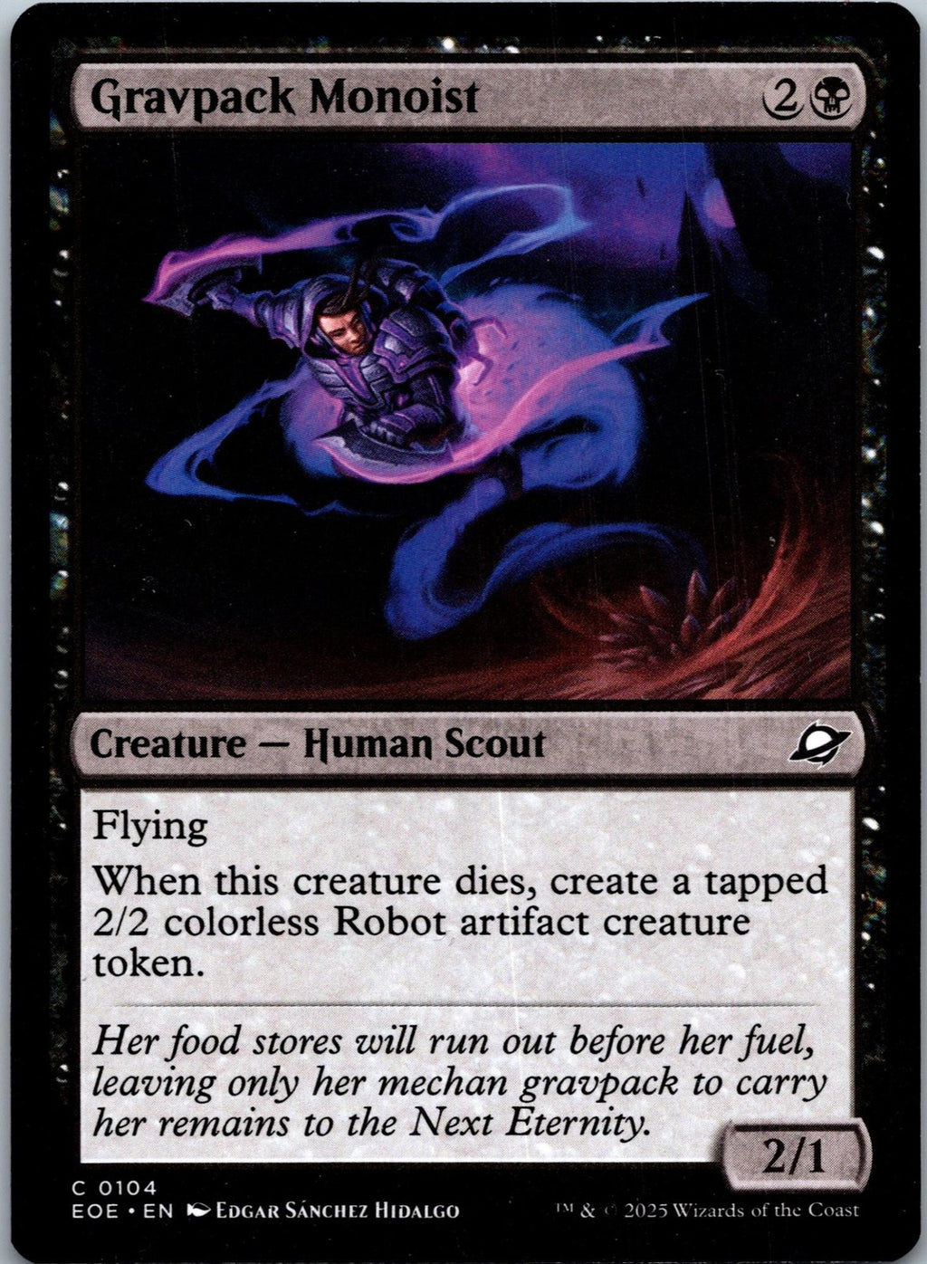 Gravpack Monoist 104 Common Edge of Eternities Magic: The Gathering NM | HOKO