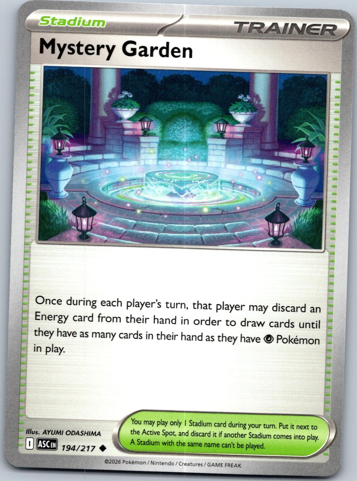 Mystery Garden 194/217 Uncommon ME: Ascended Heroes Pokemon Near Mint