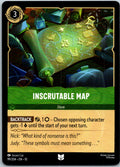 Inscrutable Map 99/204 Uncommon Whispers in the Well Lorcana Near Mint
