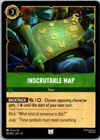 Inscrutable Map 99/204 Uncommon Whispers in the Well Lorcana Near Mint