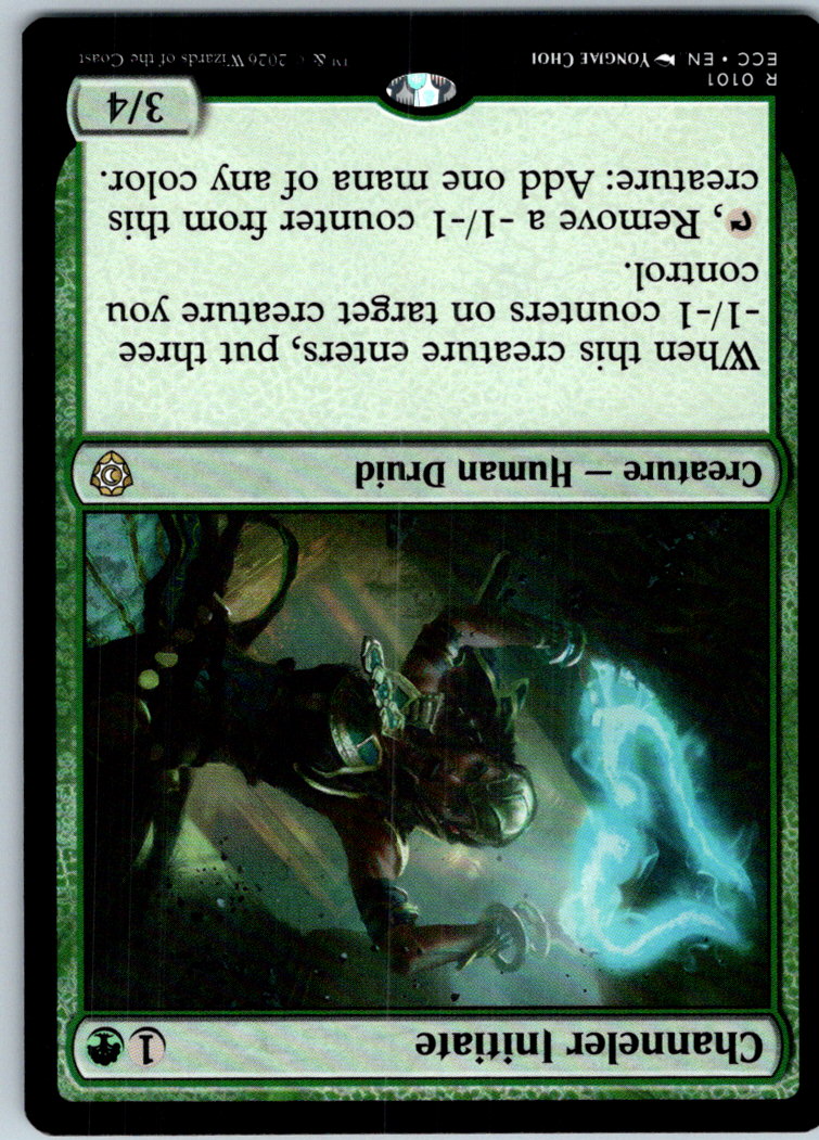 Channeler Initiate 101 Rare Commander: Lorwyn Eclipsed Magic: The Gathering NM