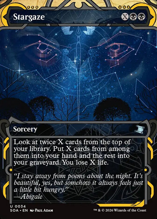 Stargaze 34 Secrets of Strixhaven: Mystical Archive Magic: The Gathering NM