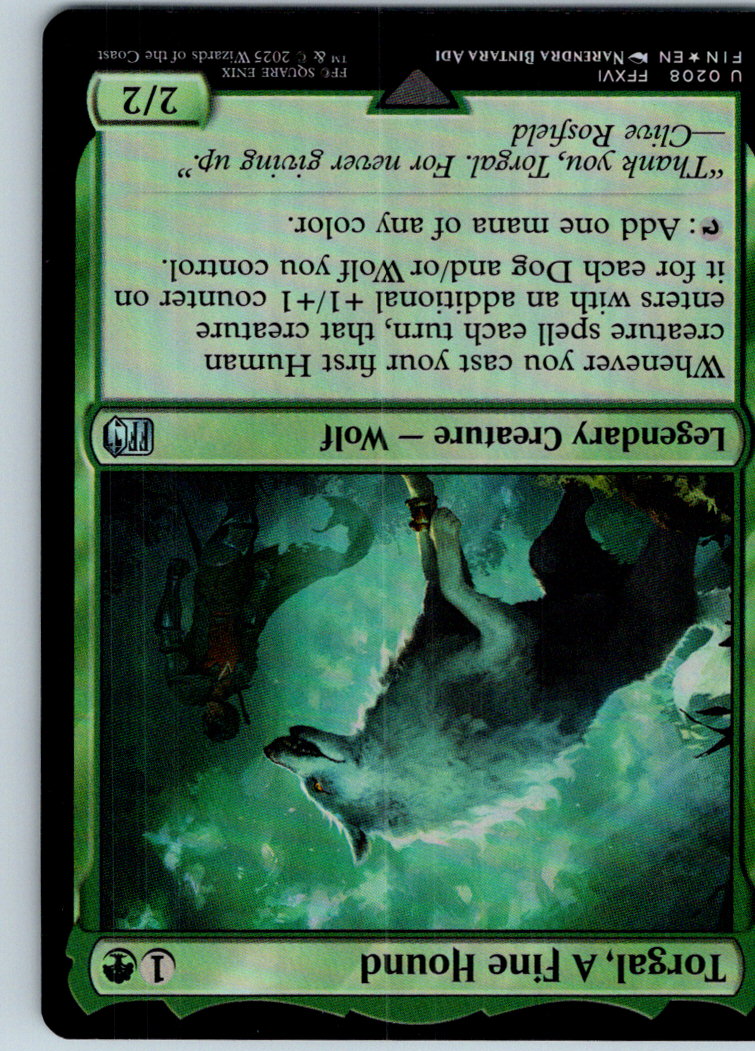 Torgal, A Fine Hound 208 Uncommon FINAL FANTASY Magic: The Gathering Near Mint
