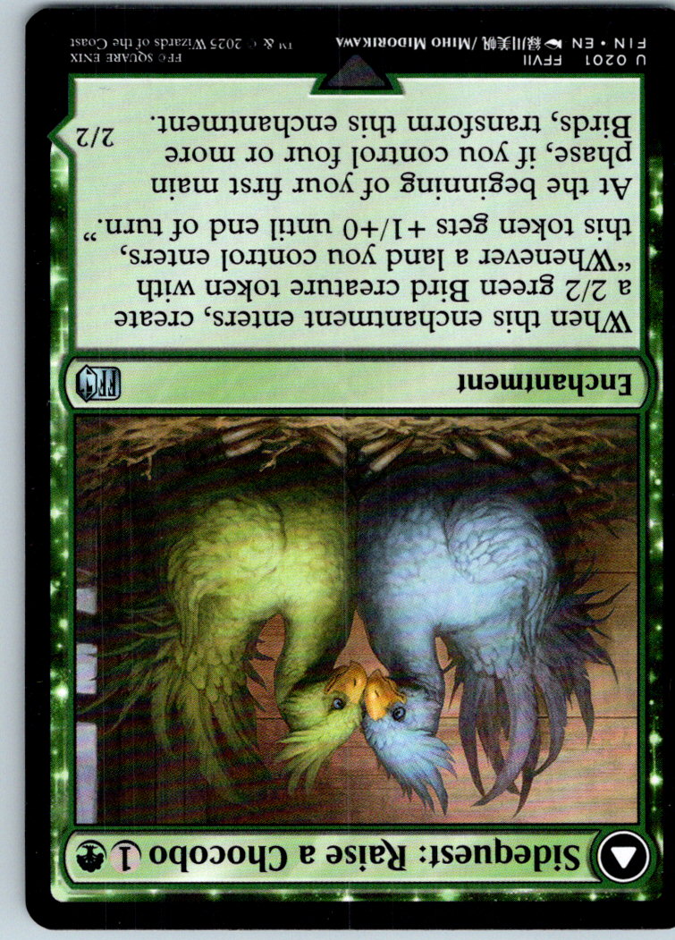 Sidequest: Raise a Chocobo 201 Uncommon FINAL FANTASY Magic: The Gathering NM