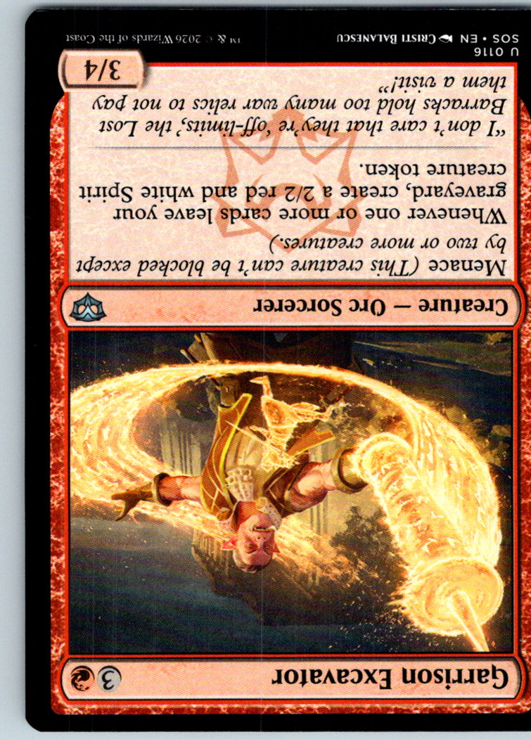 Garrison Excavator 116 Uncommon Secrets of Strixhaven Magic: The Gathering NM