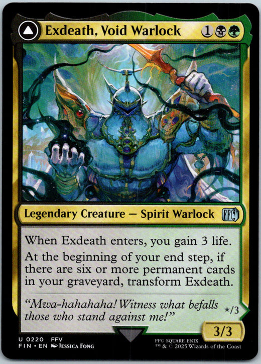 Exdeath, Void Warlock 220