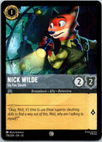 Nick Wilde - Sly Fox Sleuth 178/204 Common Whispers in the Well Lorcana NM