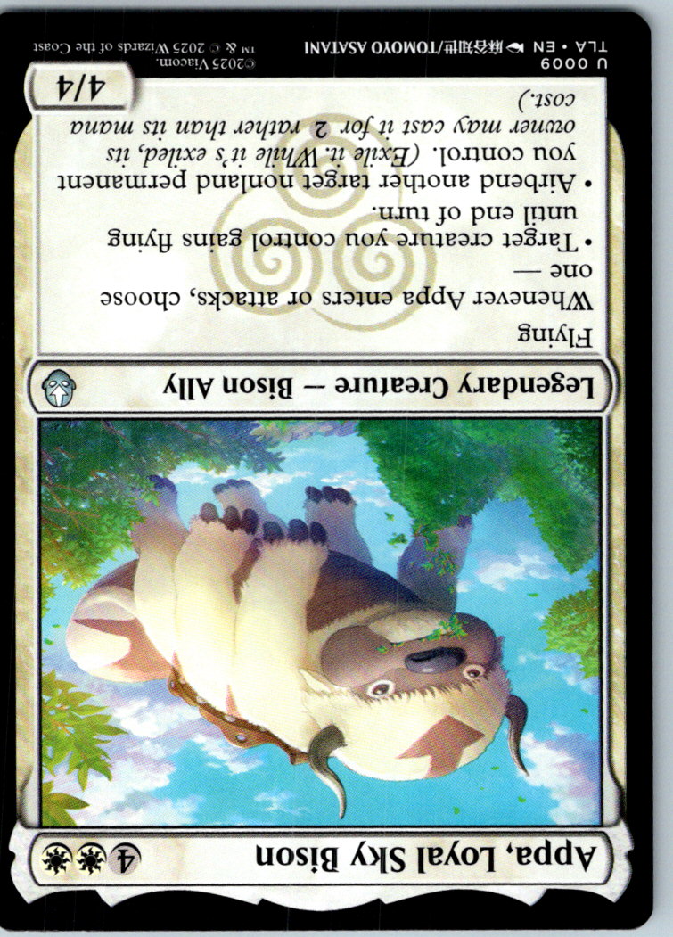 Appa, Loyal Sky Bison 9 Avatar: The Last Airbender Magic: The Gathering NM
