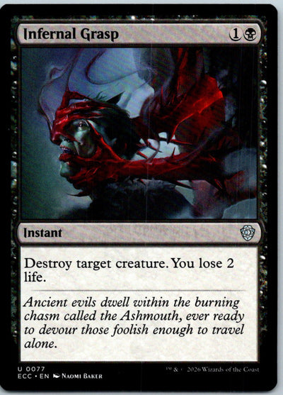 Infernal Grasp 77 Uncommon Commander: Lorwyn Eclipsed Magic: The Gathering NM