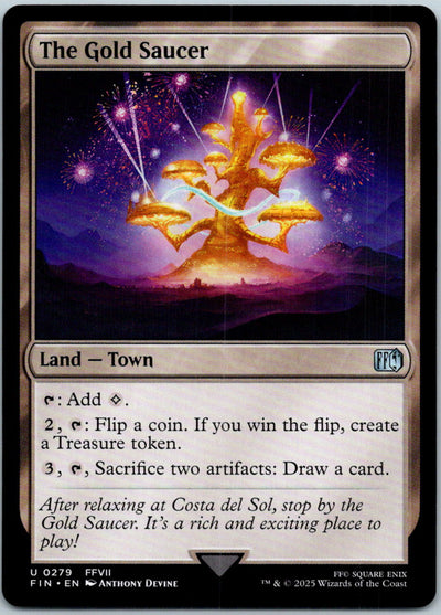 The Gold Saucer 279 Uncommon FINAL FANTASY Magic: The Gathering Near Mint