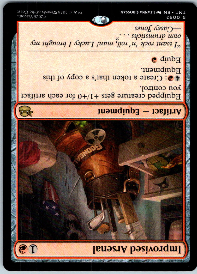 Improvised Arsenal 0092 Teenage Mutant Ninja Turtles Magic: The Gathering NM