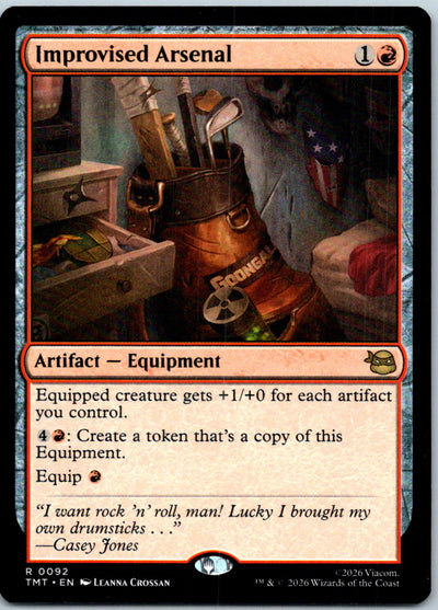 Improvised Arsenal 0092 Teenage Mutant Ninja Turtles Magic: The Gathering NM