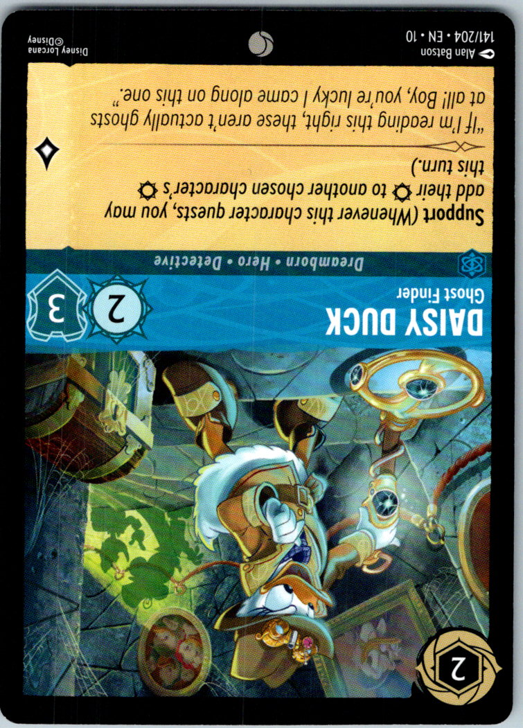Daisy Duck - Ghost Finder 141/204 Common Whispers in the Well Lorcana Near Mint