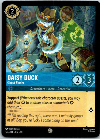 Daisy Duck - Ghost Finder 141/204 Common Whispers in the Well Lorcana Near Mint