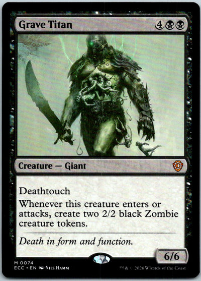 Grave Titan 74 Mythic Commander: Lorwyn Eclipsed Magic: The Gathering Near Mint